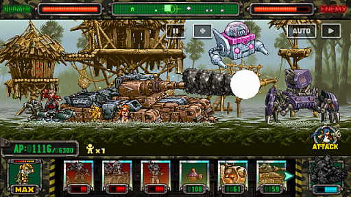 ���������꡼ No.002�Υ���ͥ������ / ��METAL SLUG ATTACK�ס��ϥ�ե꡼�������Υ����ܡ��ɤ�Ũ����Ϯ���륤�٥�ȳ���