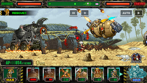 画像ギャラリー No.002のサムネイル画像 / 「METAL SLUG ATTACK」,期間限定イベント“ONE CUT”開催
