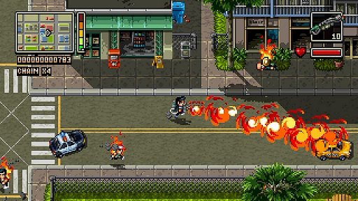 画像ギャラリー No.003のサムネイル画像 / 16ビット風2Dアクション「Shakedown Hawaii」のトレイラーが公開