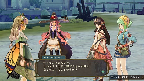 シャリーのアトリエ Plus 黄昏の海の錬金術士 に登場するアーシャは アーシャのアトリエ の10年後の姿に 6人パーティによる爽快なバトルシステムも公開