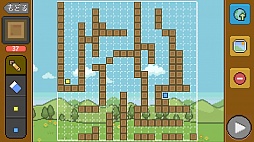 画像ギャラリー No.011のサムネイル画像 / オリジナルステージも自作できるアクションゲーム「ブロックブラザーズ」を紹介する「（ほぼ）日刊スマホゲーム通信」第995回