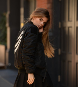 ���������꡼ No.005�Υ���ͥ������ / �֥���������Хå�7��MA-1���㥱�åȤ�100�������������䡣����ե���������ȥ꡼�����������Ȥ�11��18���˼��դ򳫻�