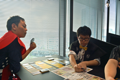 画像ギャラリー No.019のサムネイル画像 / 「戦国大戦TCG 双」のプレスお披露目会をレポート。洗練されたゲームシステムとアーケードとの連動強化でリニューアル