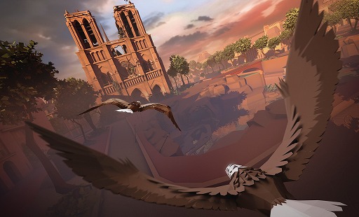 画像集#003のサムネイル/［GDC 2016］Ubisoft初のVRゲーム「Eagle Flight」は，後続のVRゲームデベロッパが学ぶべきマイルストーンに？