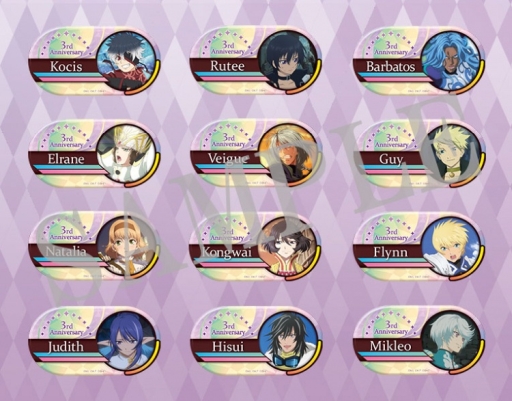 画像ギャラリー No.015のサムネイル画像 / 「テイルズ オブ ザ レイズ」の3周年を記念したイベントが東京・秋葉原と大阪・日本橋のコトブキヤで2月28日から開催