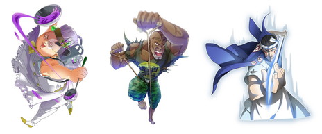 画像ギャラリー No.003のサムネイル画像 / 「スケ雀刑事」に登場する悪の組織“紫怨”のメンバーが公開。女ボスの梅蘭や大幹部の三元 白など