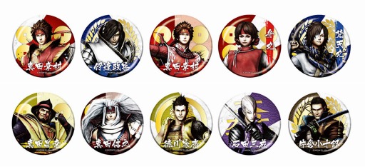 画像ギャラリー No.001のサムネイル画像 / 「戦国BASARA 真田幸村伝」の缶バッジやクリアファイルなど新作グッズが登場