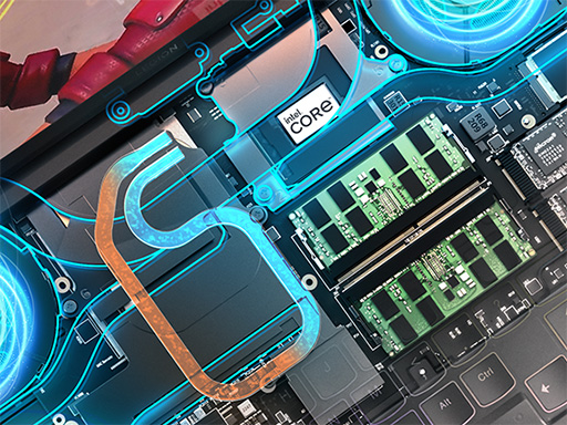 画像ギャラリー No.002のサムネイル画像 / 液冷クーラー内蔵の16インチ級ゲームノートPC「Legion 9i」をLenovoが発表