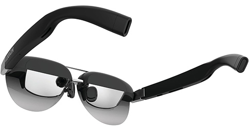 見た目がよりサングラスらしくなったグラス型ディスプレイ「Lenovo