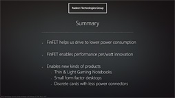 画像集#011のサムネイル/AMD，次世代GPUアーキテクチャ「Polaris」を予告。第1弾製品は2016年半ばの市場投入予定