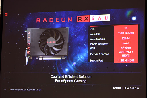 画像ギャラリー No.028のサムネイル画像 / まだ見ぬRadeon RX 400シリーズのGPUが存在する? AMD,Polaris関連の新情報と,パートナー各社のオリジナルRX 480カードを披露