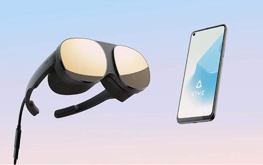 画像集#001のサムネイル/HTC，メガネ型の軽量VR HMD「VIVE Flow」をツクモで店頭展示