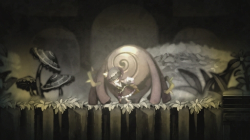 画像ギャラリー No.023のサムネイル画像 / 「ロゼと黄昏の古城」プレイレポート。茨を背負う少女と,うずまき模様の巨人の可愛くて残酷な物語を楽しもう