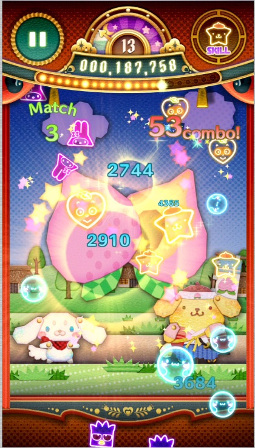 画像ギャラリー No.004のサムネイル画像 / パズルゲーム「サンリオ ファンタジーシアター」,iOS/Android版が配信開始