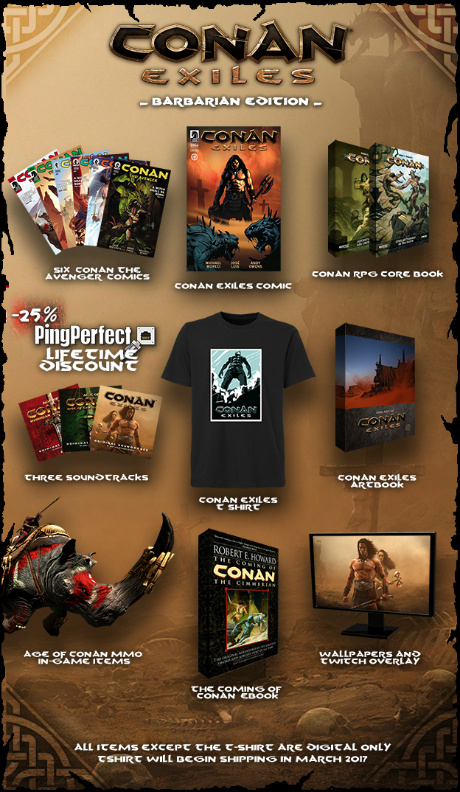 画像集 No.003のサムネイル画像 / 「Conan Exiles」のシネマティックトレイラーが公開。デジタルコミックやTシャツなどを含む限定版「Barbarian Edition」も発表