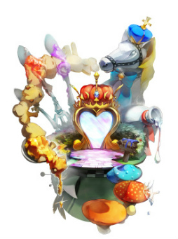 画像ギャラリー No.002のサムネイル画像 / 「ワールドクロスサーガ」,不思議の国のアリスを模した新ステージが登場