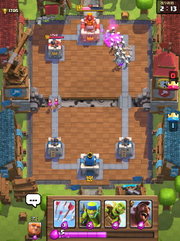 画像ギャラリー No.005のサムネイル画像 / 「クラッシュ・ロワイヤル」はMOBAやRTSの良さが凝縮されたカジュアルなリアルタイム対戦型カードゲーム。プレイインプレッションを掲載