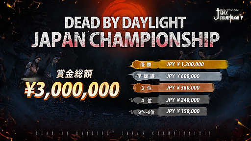 画像ギャラリー No.001のサムネイル画像 / 「Dead by Daylight」,日本初の公式大会が開催へ。賞金総額は300万円,エントリー受付が本日開始