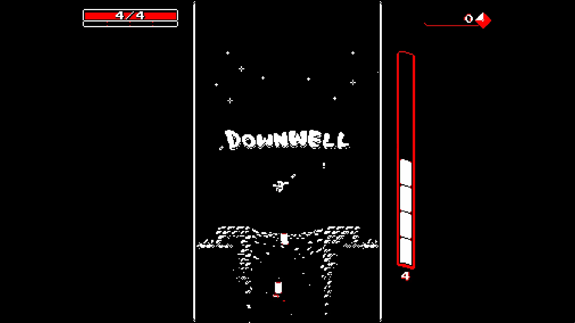 画像集 004 Ps Vita版 Downwell が配信開始 井戸をひたすら落ちる2dアクション