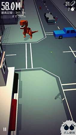 画像ギャラリー No.007のサムネイル画像 / ひたすら回転してゾンビを避けろ。iOS向けカジュアルゲーム「1000m ゾンビエスケープ!」を紹介する「(ほぼ)日刊スマホゲーム通信」第1095回