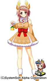 画像ギャラリー No.005のサムネイル画像 / 「〜天下統一〜 戦極姫 ONLINE」に風魔小太郎などのクリスマスバージョンが追加