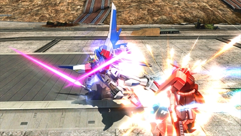 画像ギャラリー No.018のサムネイル画像 / AC「機動戦士ガンダムEXVS.MB ON」,2月20日の新参戦機体「ビルドストライクガンダムFP」の攻撃アクションと次回オンラインイベント杯を紹介