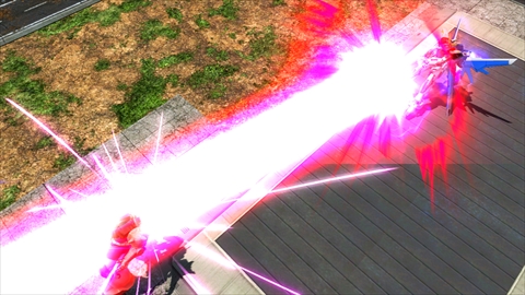 画像ギャラリー No.019のサムネイル画像 / AC「機動戦士ガンダムEXVS.MB ON」,2月20日の新参戦機体「ビルドストライクガンダムFP」の攻撃アクションと次回オンラインイベント杯を紹介