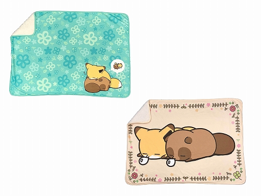 画像ギャラリー No.001のサムネイル画像 / 「トレバ」に漫画作品「タヌキとキツネ」の“ひざかけ”が数社限定で登場