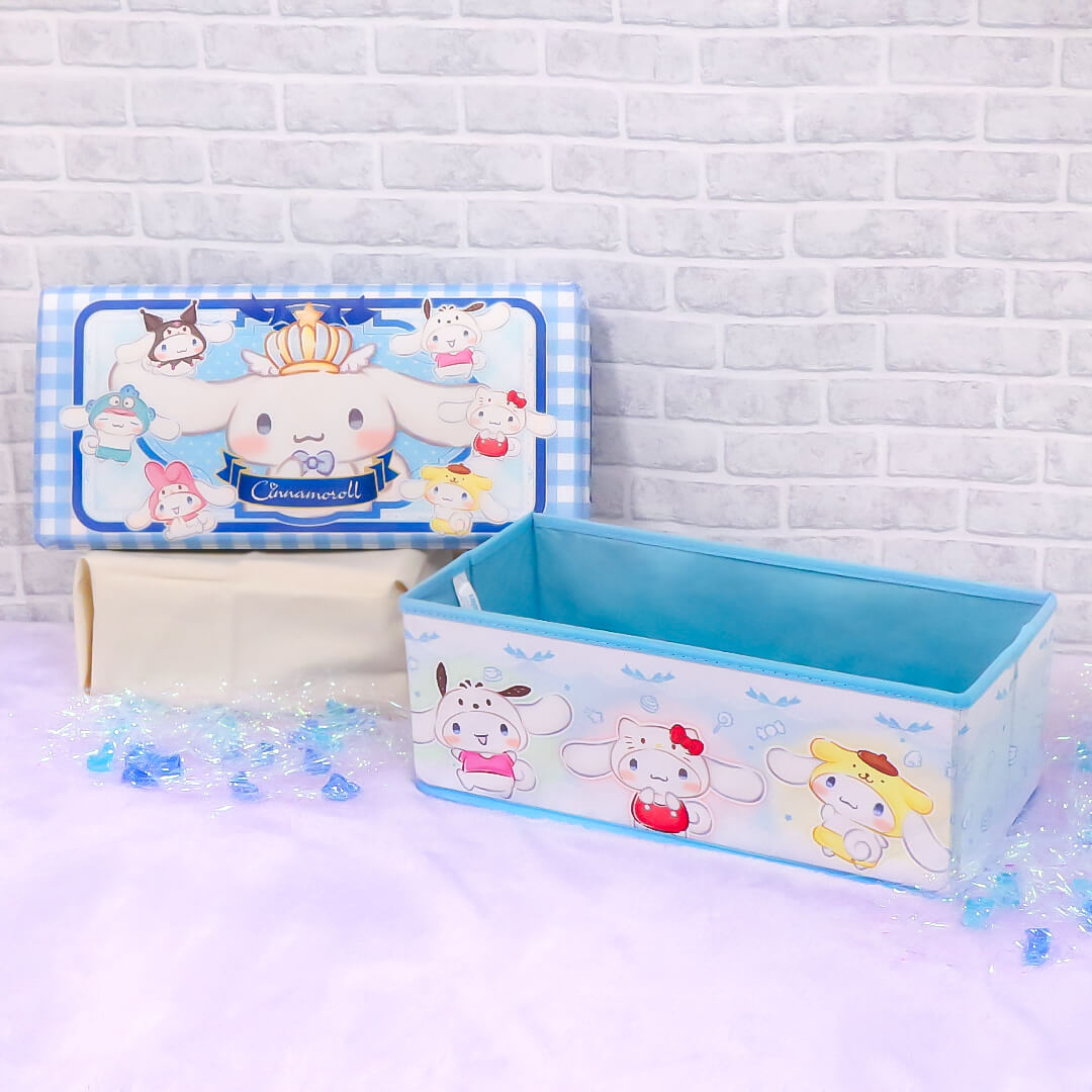 トレバ」限定のシナモロールのふた付き収納ボックスが登場