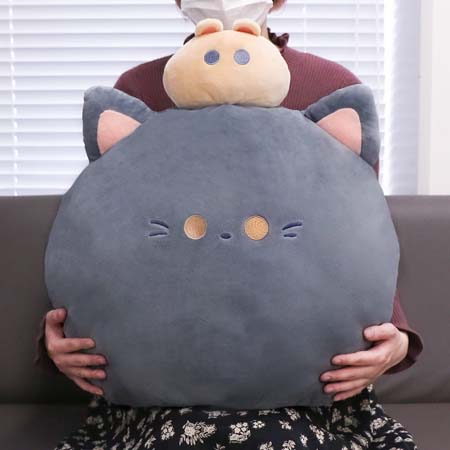 画像ギャラリー No.001のサムネイル画像 / 「トレバ」限定プライズ,“黒ねこ&ねずみBIGぬいぐるみ”が9月11日13:00に登場
