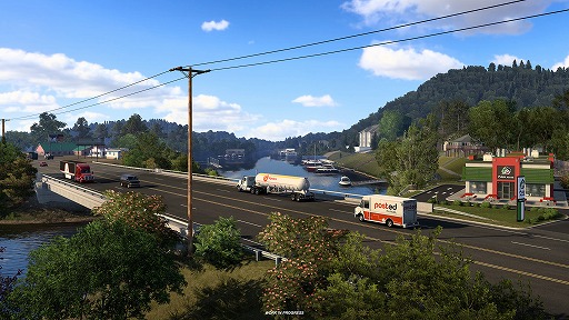 画像ギャラリー No.004のサムネイル画像 / 「American Truck Simulator」,自然豊かな地域“アーカンソー州”を楽しめるDLC「Arkansas」を9月17日に配信決定