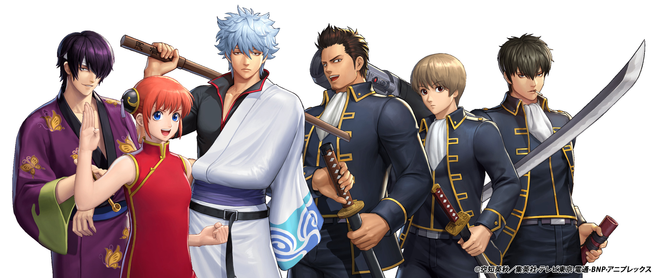 画像集 004 Kof Allstar アニメ 銀魂 とのコラボファイターが6人登場