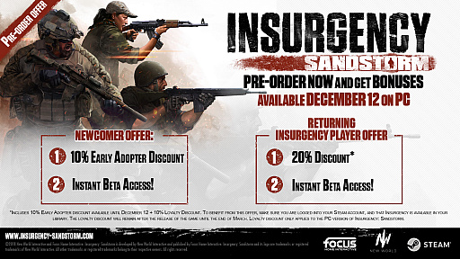 画像ギャラリー No.007のサムネイル画像 / リアル志向のタクティカルFPS「Insurgency: Sandstorm」,12月12日のサービス開始に向けて予約受付を開始。今週末はオープンβテストも実施