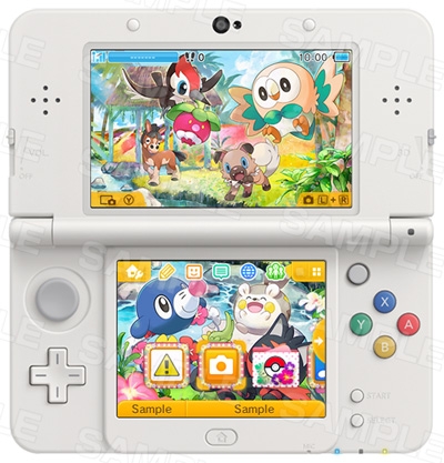 画像集サムネイル一覧 ポケットモンスター サン ムーン の3dsテーマ2種類が本日配信
