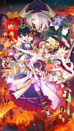 画像ギャラリー No.001のサムネイル画像 / 「魔法陣少女 ノブナガサーガ」の紹介動画が公開。事前登録は9万を突破