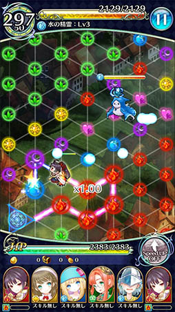 画像ギャラリー No.004のサムネイル画像 / 歴史上の偉人達が美少女になって参戦。パズルアクション「魔法陣少女 ノブナガサーガ」を紹介する「(ほぼ)日刊スマホゲーム通信」第1151回