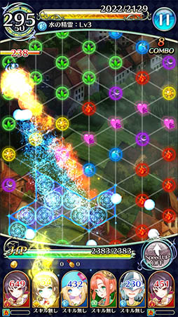 画像ギャラリー No.005のサムネイル画像 / 歴史上の偉人達が美少女になって参戦。パズルアクション「魔法陣少女 ノブナガサーガ」を紹介する「(ほぼ)日刊スマホゲーム通信」第1151回