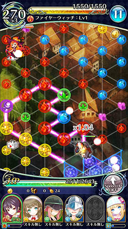 画像ギャラリー No.007のサムネイル画像 / 歴史上の偉人達が美少女になって参戦。パズルアクション「魔法陣少女 ノブナガサーガ」を紹介する「(ほぼ)日刊スマホゲーム通信」第1151回