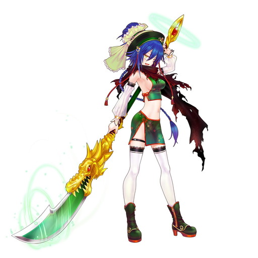 画像ギャラリー No.002のサムネイル画像 / 「魔法陣少女 ノブナガサーガ」,限定ガチャでカンウ(CV:徳井青空)が登場