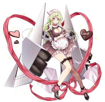 画像ギャラリー No.003のサムネイル画像 / 「空戦乙女」,タワーイベント「バレンタイン恋愛頭脳戦線」を本日から実施。フラン&ヒルダが登場