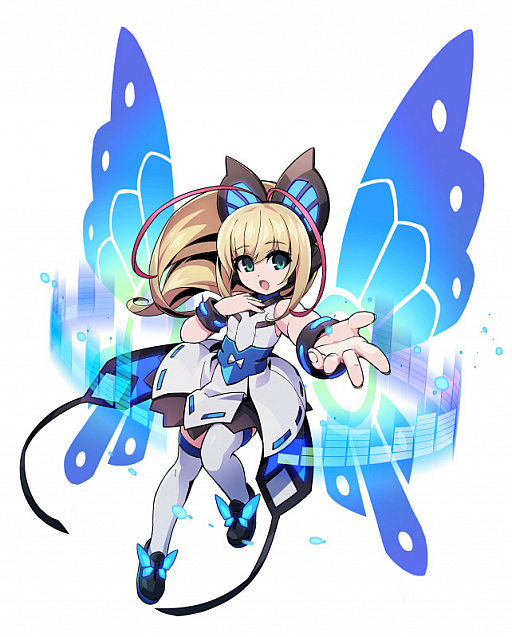 画像ギャラリー No.003のサムネイル画像 / 「蒼き雷霆 ガンヴォルト 爪」の3DSテーマ第3弾が配信。最新グッズ情報も