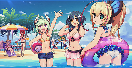 画像ギャラリー No.008のサムネイル画像 / 「蒼き雷霆 ガンヴォルト 爪」の3DSテーマ第3弾が配信。最新グッズ情報も