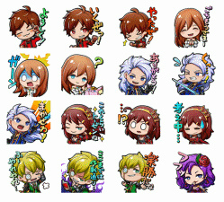 画像ギャラリー No.004のサムネイル画像 / 「グランドサマナーズ」LINEスタンプが配信。超高難度イベントを近日開催