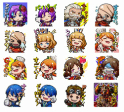 画像ギャラリー No.005のサムネイル画像 / 「グランドサマナーズ」LINEスタンプが配信。超高難度イベントを近日開催