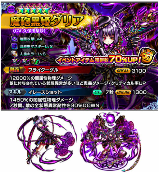 画像ギャラリー No.005のサムネイル画像 / 「グランドサマナーズ」にて，ハロウィンイベントが開催中