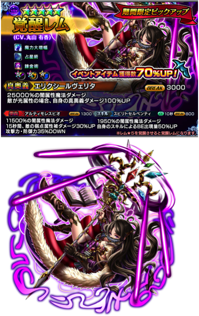 画像ギャラリー No.003のサムネイル画像 / 「グランドサマナーズ」，新ユニット「リアナ」や新覚醒解放ユニット「レム」が登場