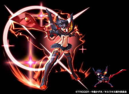 画像ギャラリー No.002のサムネイル画像 / 「グランドサマナーズ」，「キルラキル」コラボで登場する“纏流子”が公開に