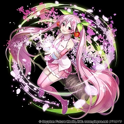 画像ギャラリー No.004のサムネイル画像 / 「グランドサマナーズ」で「初音ミク」とのコラボイベントが3月9日から開催。“初音ミク”や“桜ミク”が登場