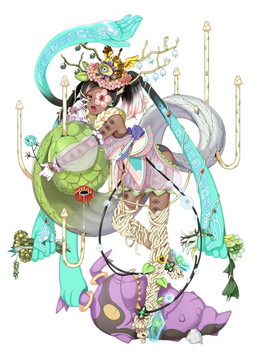 画像ギャラリー No.002のサムネイル画像 / 「ユバの徽」救出クエストに幻体シルシちゃん四号が登場。夜の森ステージも追加