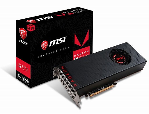 MSI Radeon RX VEGA 64 リファレンスモデル